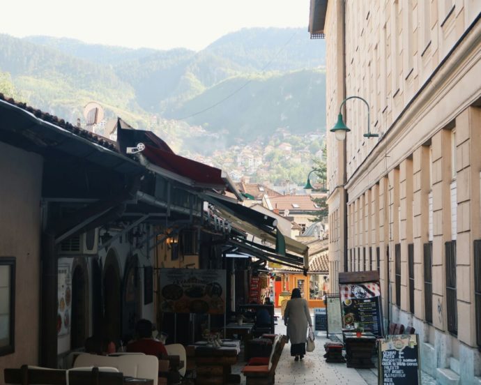 montanhas em sarajevo