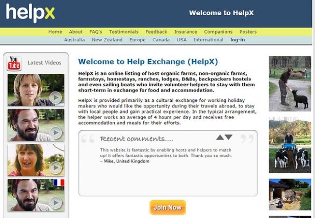 The Best Help-Exchange Websites. How to Work for Free Accommodation Worldwide