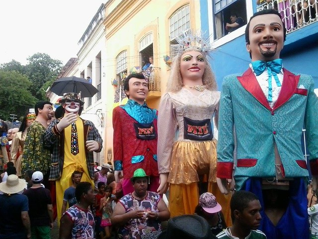 giant puppets - Brazilian Carnival