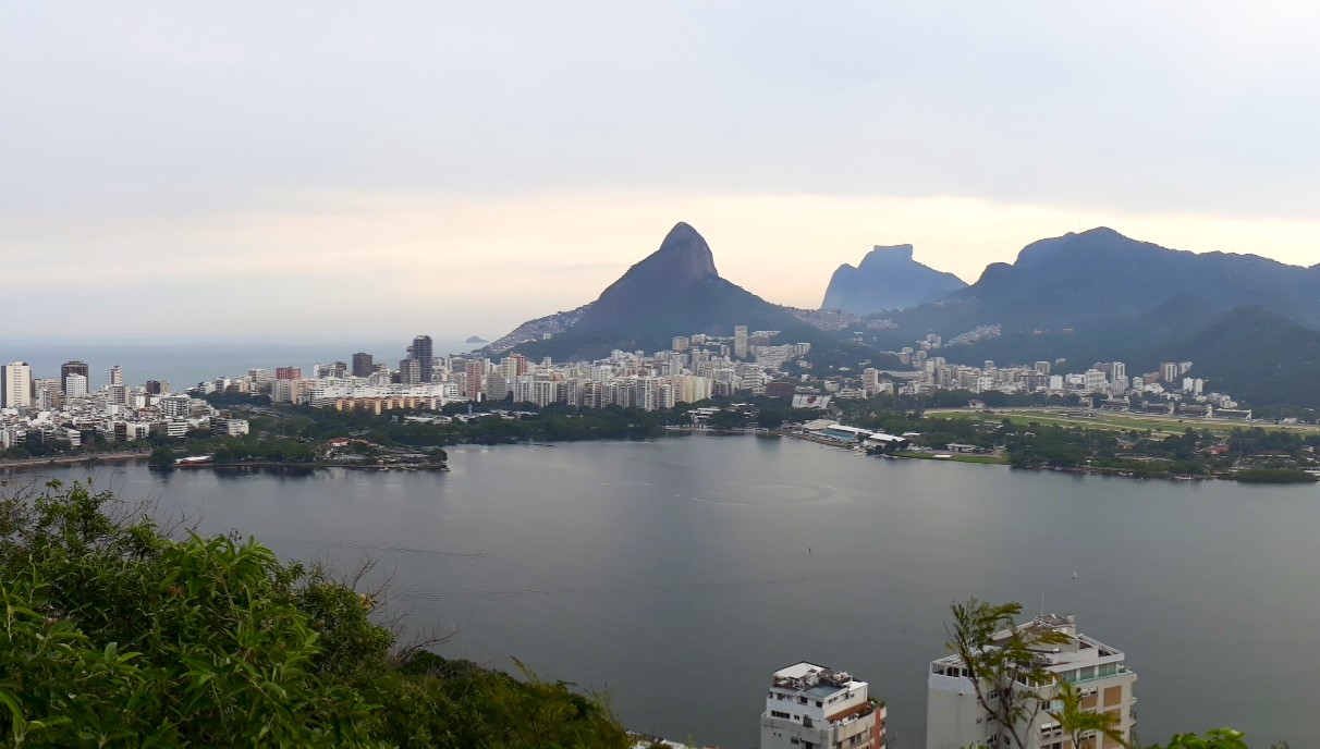 vista do mirante no parque da catacumba