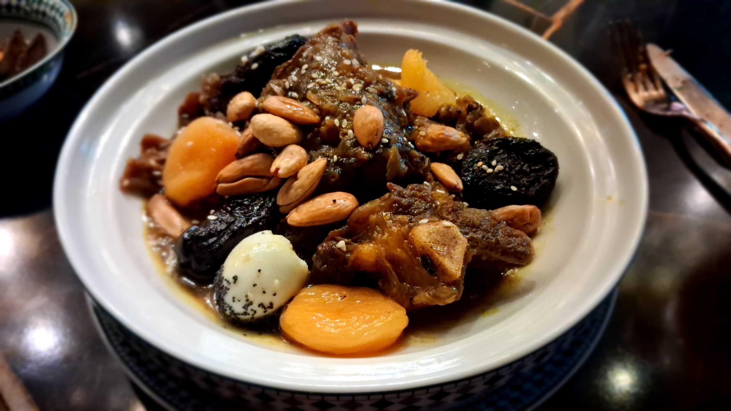 jantar marroquino em tânger