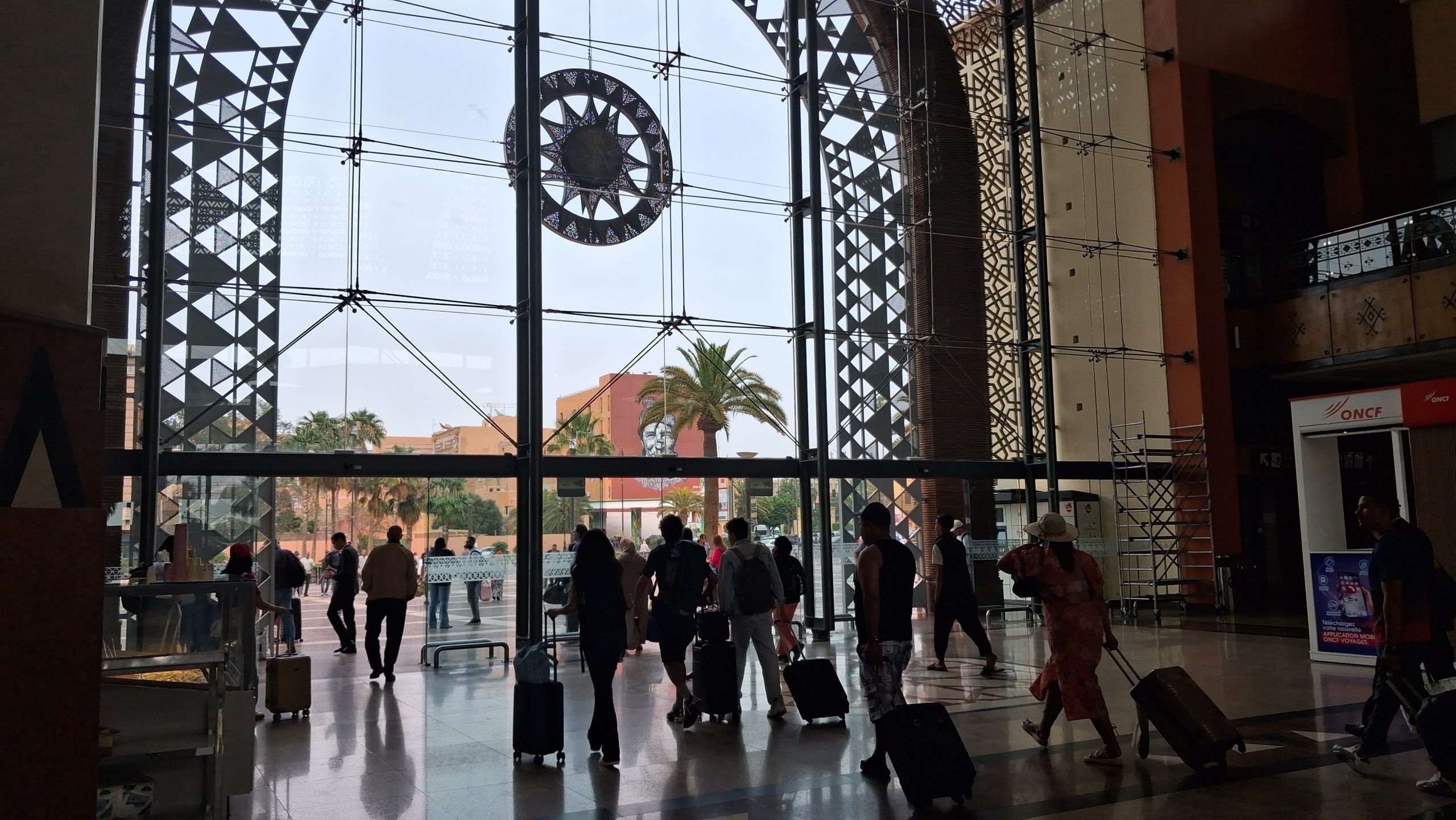 estação de trem em marrakech