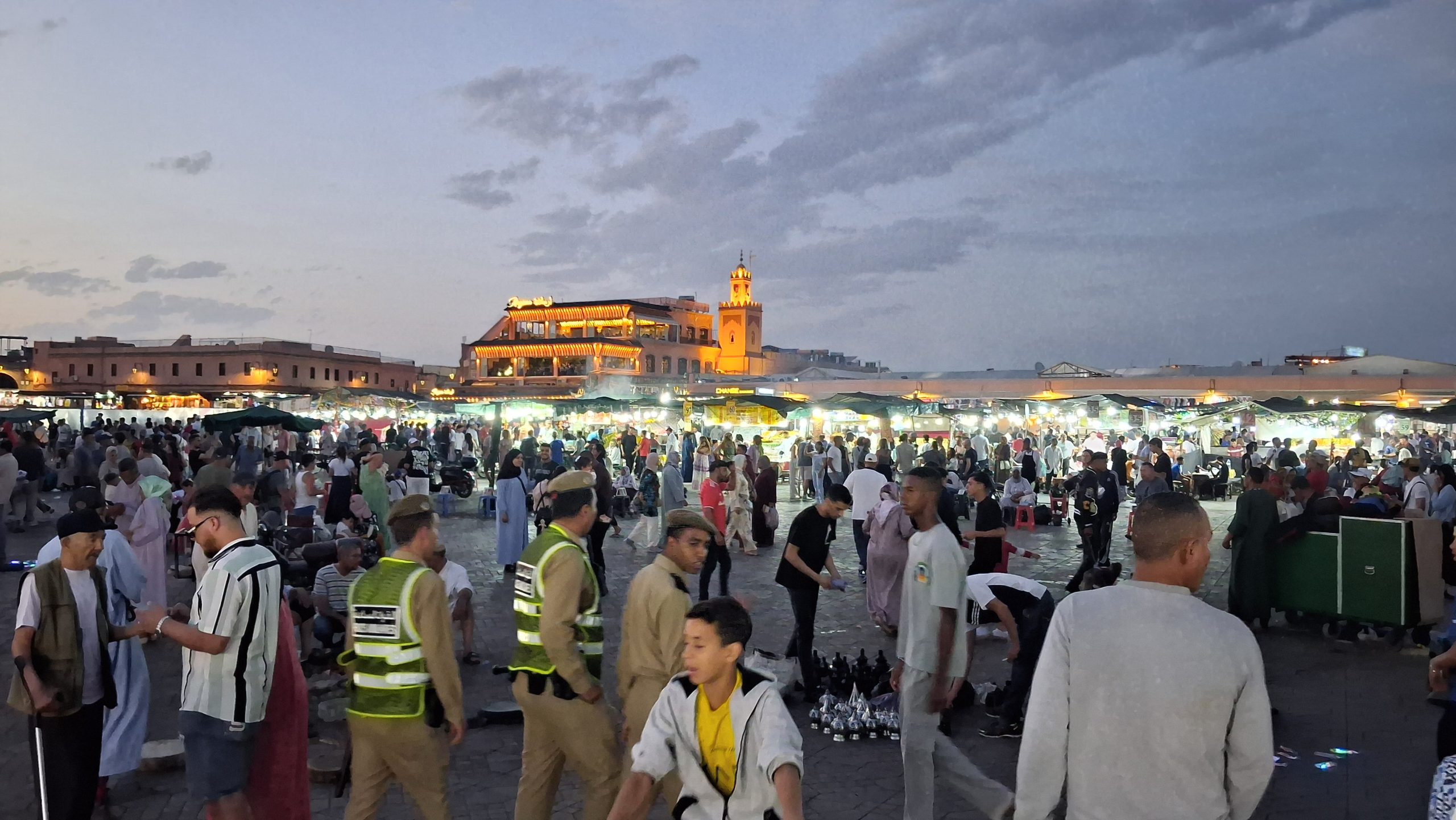 anoitecer em marrakech