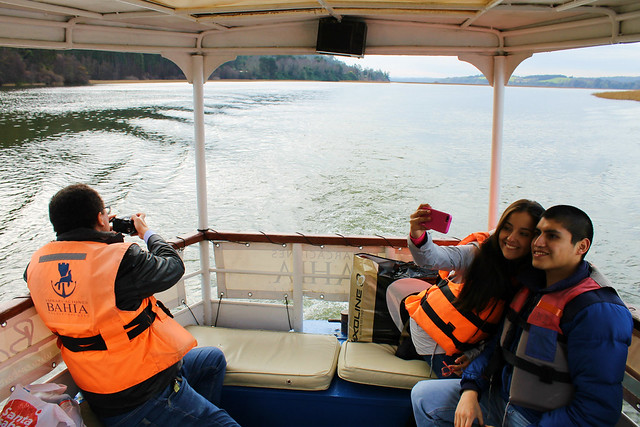 passeio de barco em valdívia